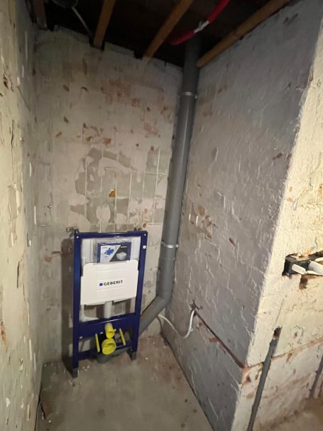 Badkamer ruwbouw Purmerend.