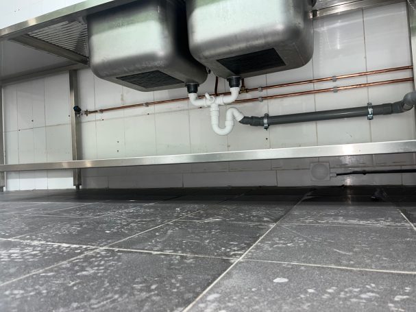 Keukenaansluiting voor horeca zaak in Purmerend.