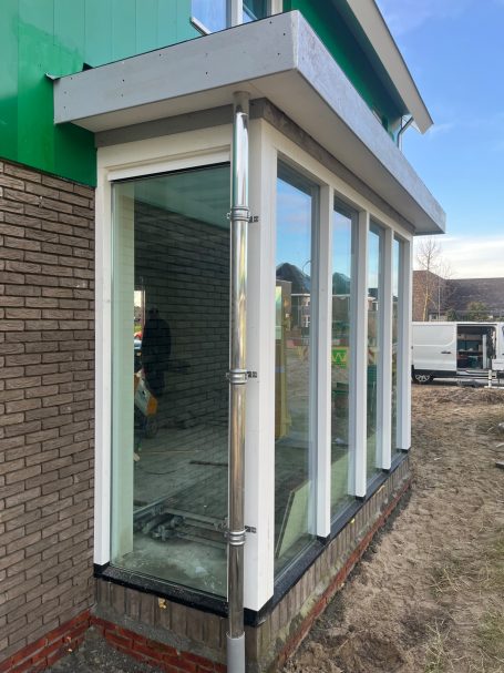 Zinken Hemelwaterafvoeren in Lelystad.