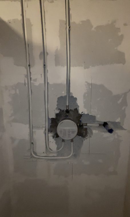 Badkamer ruwbouw Amsterdam.